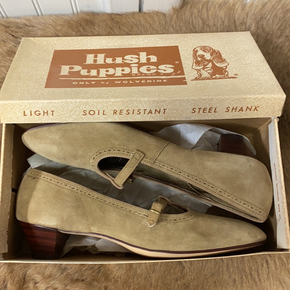 60s Hush Puppies Shoes 9.5 - Picture 7 of 11